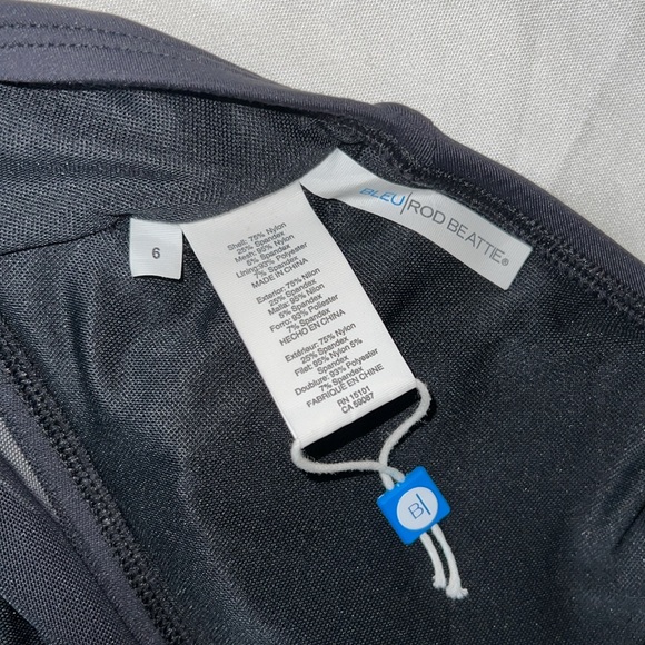 NWOT Bleu Rod Beattie Don't Mesh W/ Me
Halter One-Piece Swimsuit Black, 6 - Picture 12 of 12